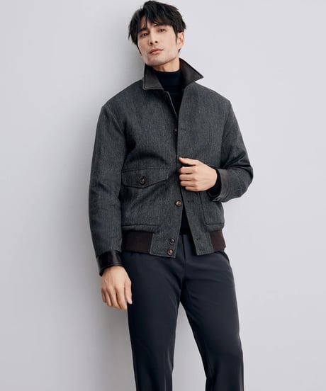 business warm stretch pants /2color　SH2333
