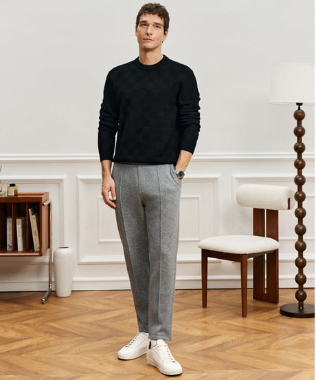 wool knit casual pants　SH2690