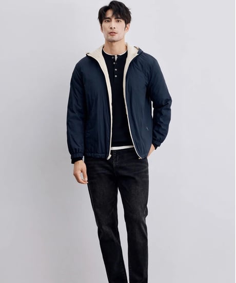 reversible hooded blouson　SH2318