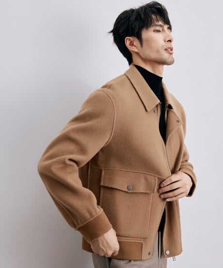 merino wool short jacket /3color　SH2355