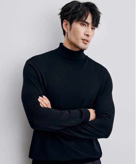 wool turtleneck sweater 100％ /4color　SH2347