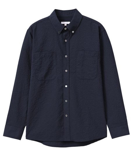 jacquard seersucker shirt　SH2469