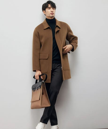 twill slim casual pants /2color　SH2207