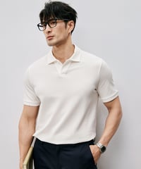 mulberry silk slim polo shirt /3color　SH2556