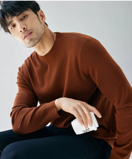 wool high neck sweater /4color　SH2258