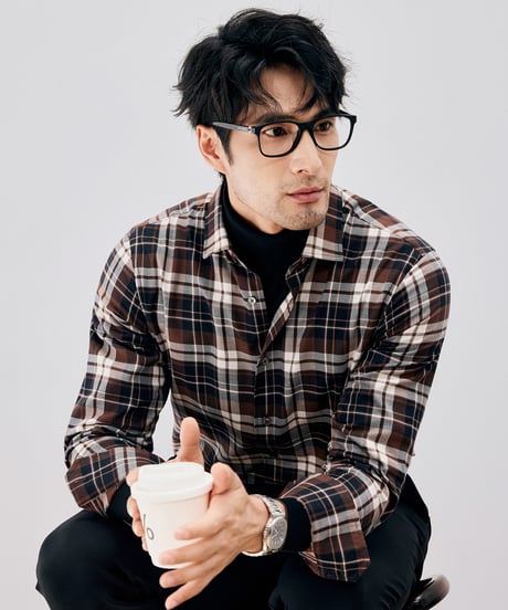 cotton shirt check　SH2654