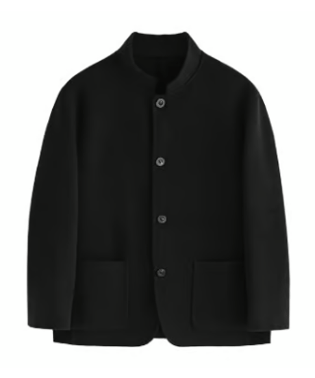stand collar wool cashmere jacket　SH2618