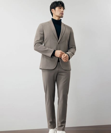 stretch slim single jacket /2color　SH2238
