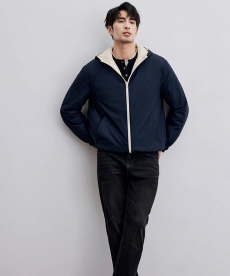 reversible hooded blouson　SH2318