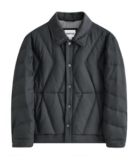 white goose down short down jacket /2color　SH2643