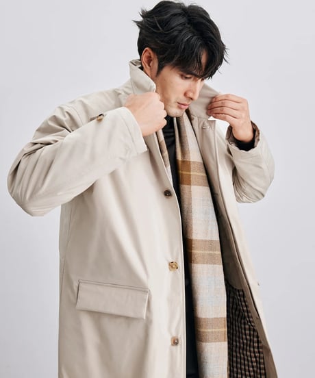 cotton mid coat jacket /2color　SH2415