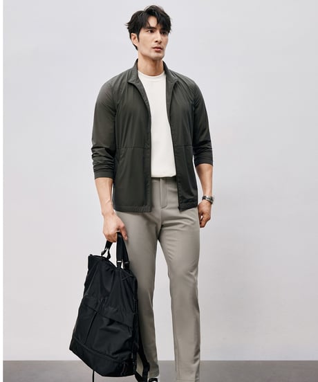 stand collar uv jacket /2color　SH2505