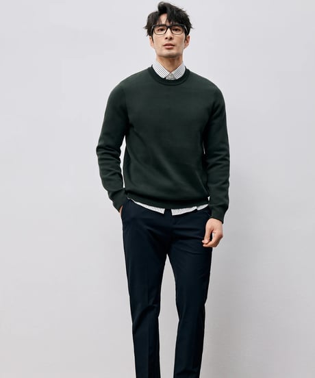 round neck sweatshirt /2color　SH2457