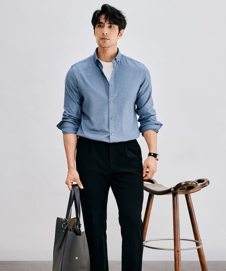 shirt in mulberry silk and cotton　SH2628