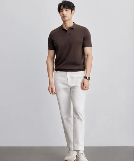 white denim jeans pants　SH2077