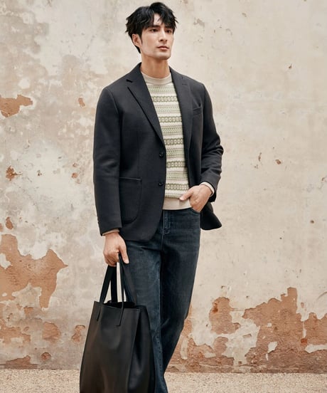 wool casual suit jacket /2color　SH2341