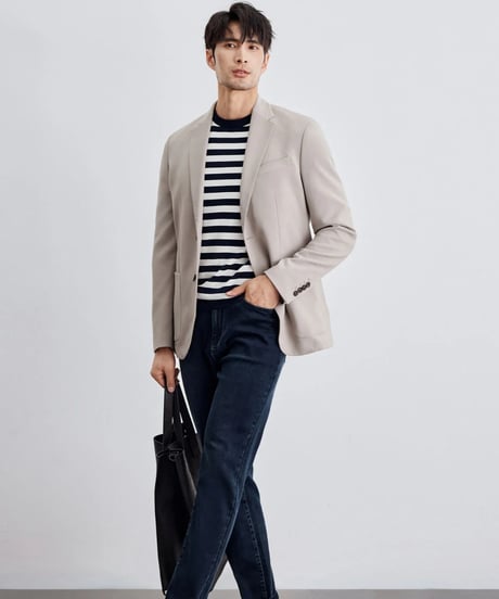 stripe round neck sweater　SH2306