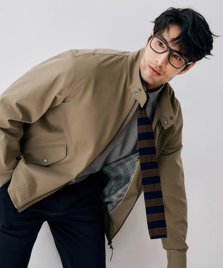 jacket with stand-up collar /2color　SH2672