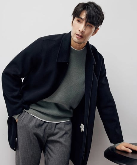 casual wool coat /2color　SH2219