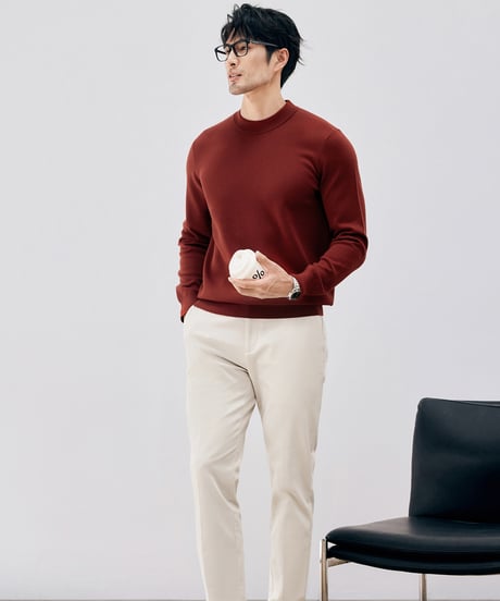half turtleneck sweater /4color　SH2656