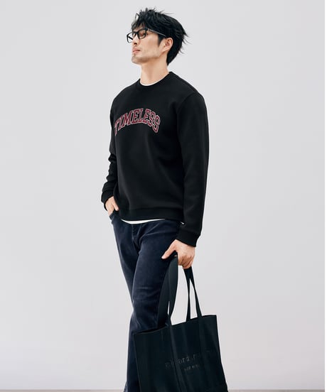 round neck sweatshirt /2color　SH2663