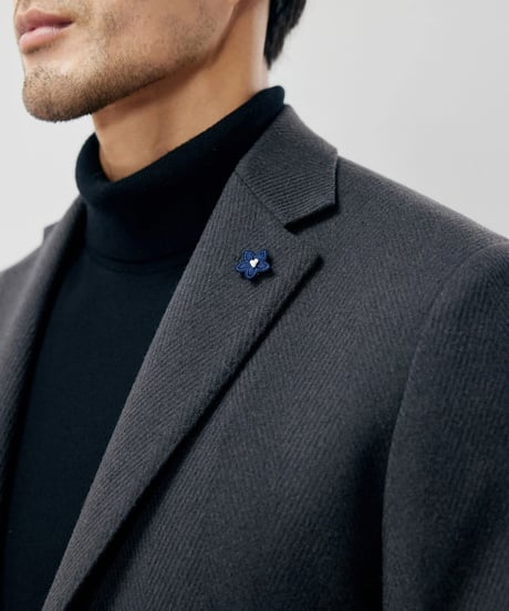 wool herringbone slim casual jacket /2color　SH2239