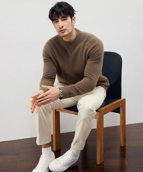 cashmere sweater /6color　SH2176