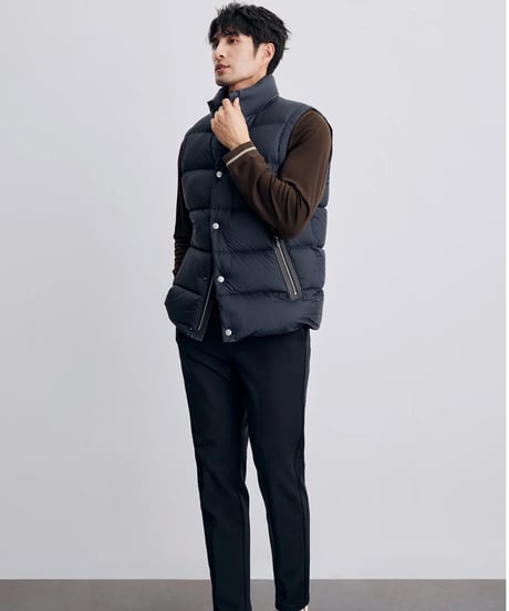 modal cotton high neck shirt /3color　SH2331