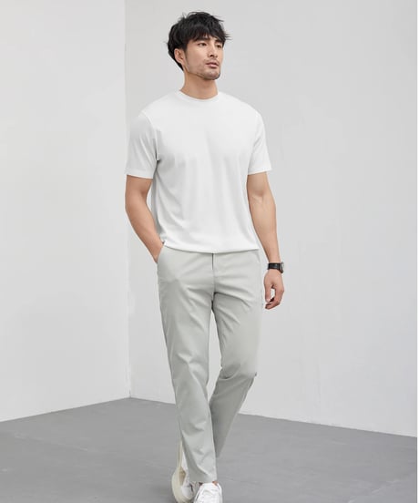 basic round neck t-shirt /4color　SH2519