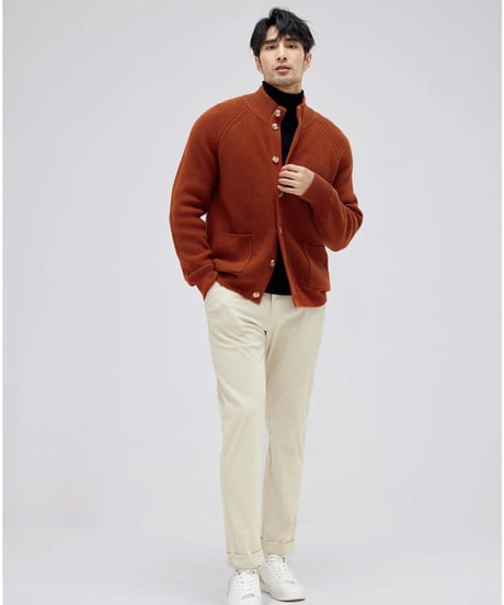 wool cashmere knit cardigan /2color　SH2164