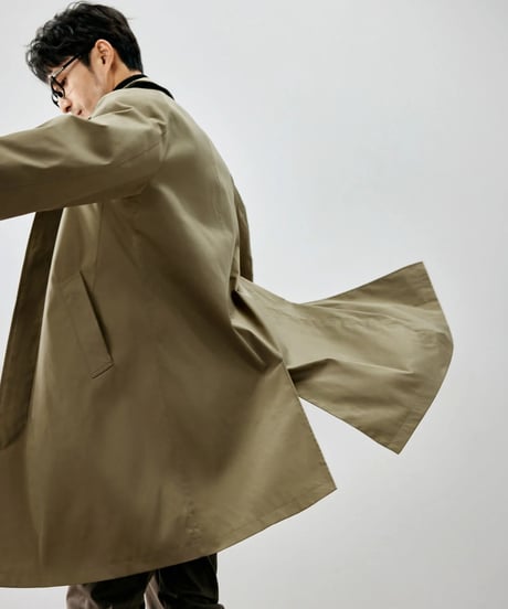stencil collar coat /2color　SH2277