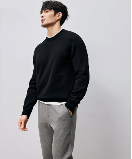round neck sweatshirt /2color　SH2457