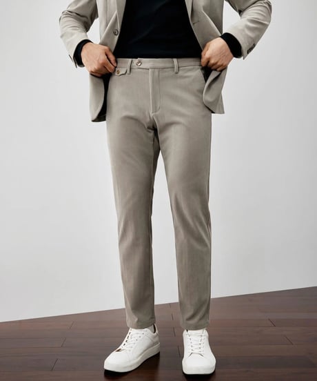 casual pants men's slim stretch /2color　SH2265