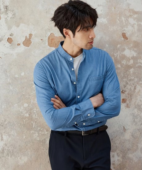 cotton denim shirt　SH2019