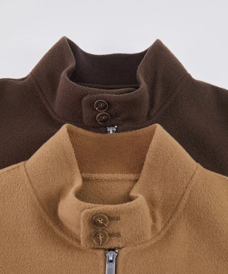 wool stand collar jacket /2color　SH2218