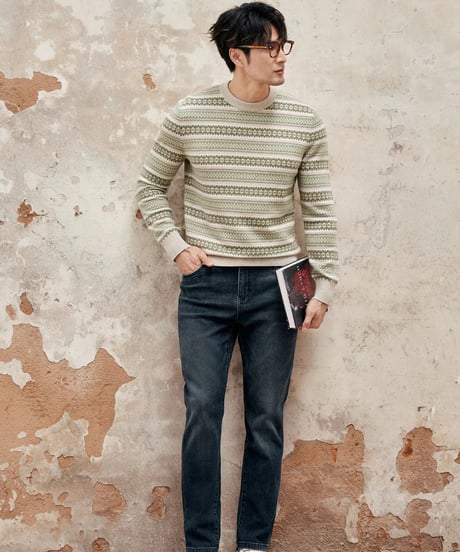denim wash jeans　SH2344