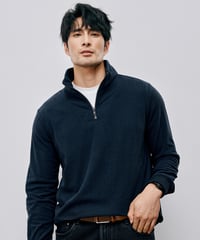 half-zip sweatshirt /2color　SH2585