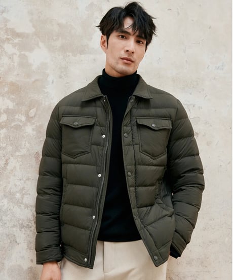 white goose down jacket /4color　SH2392