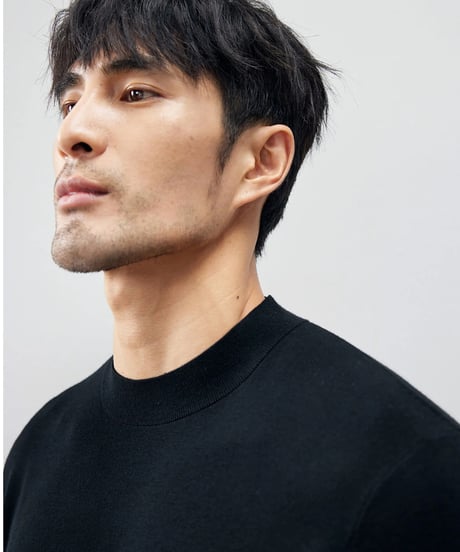 wool high neck sweater /4color　SH2258