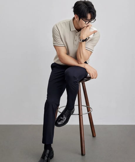 mulberry silk stretch casual pants /2color　SH2076