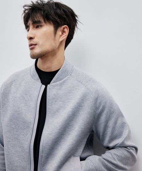 zipper knit jacket /2color　SH2150