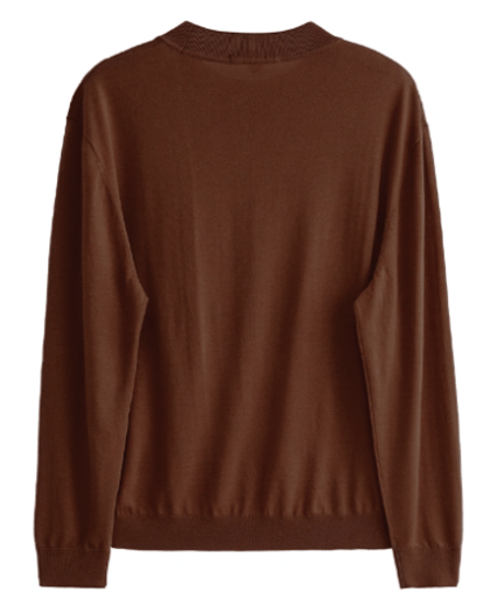 half turtleneck sweater wool 100% /7color　SH2675
