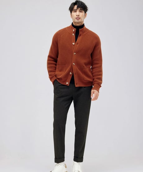 wool cashmere knit cardigan /2color　SH2164