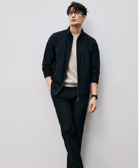 cotton jacquard t-shirt /2color　SH2546