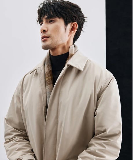cotton mid coat jacket /2color　SH2415