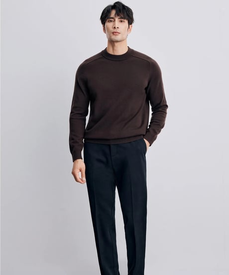 wool round neck sweater /3color　SH2348