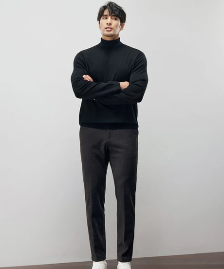 wool turtleneck sweater /4color　SH2213