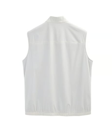 stand collar vest jacket /2color　SH2468