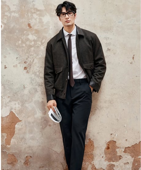 modal wool stretch slim pants /2color　SH2334