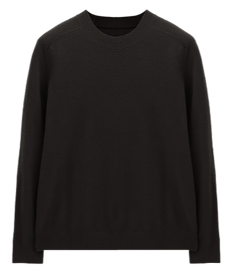 round neck sweater wool 100% /2color　SH2625